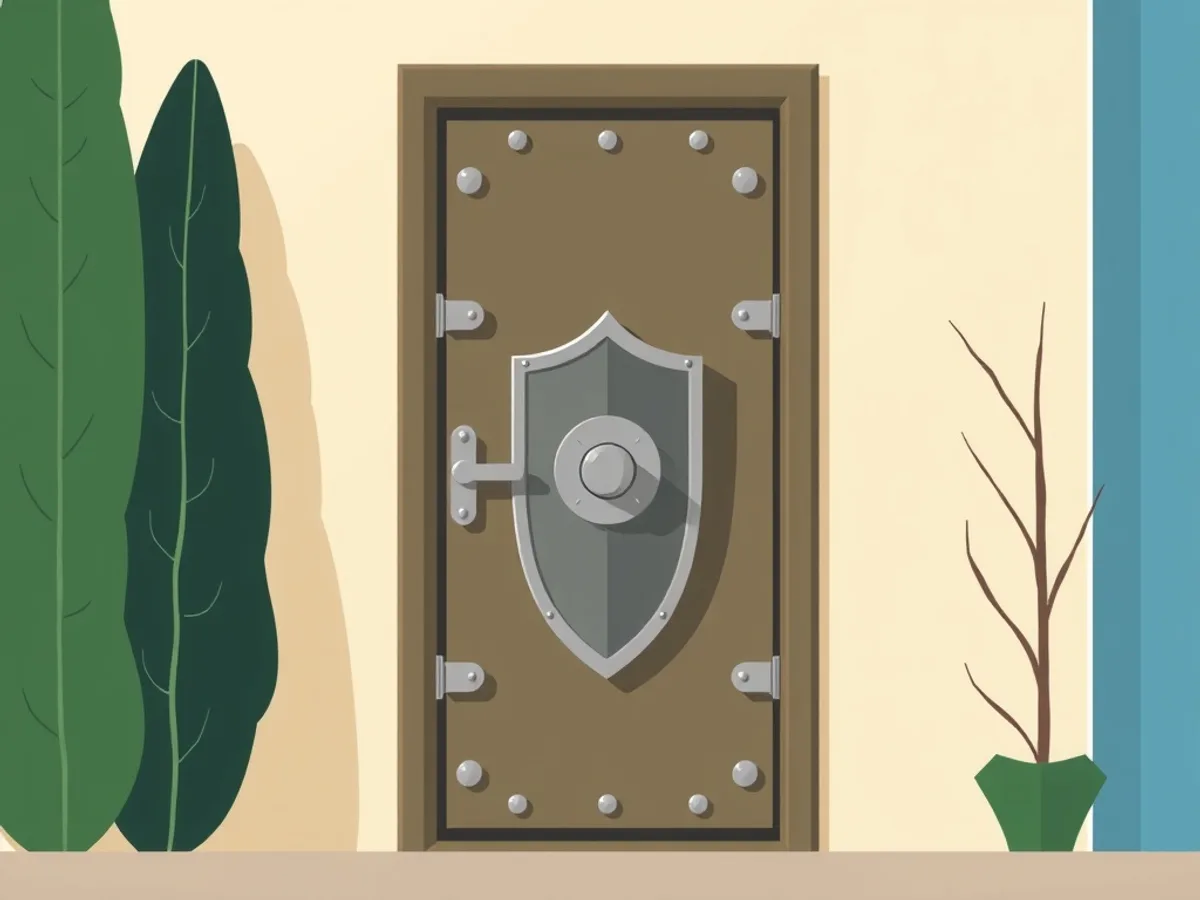 Blindage de porte à Coubron
